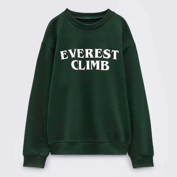 Zara Sweatshirt in green size Large - Picture 6 of 7